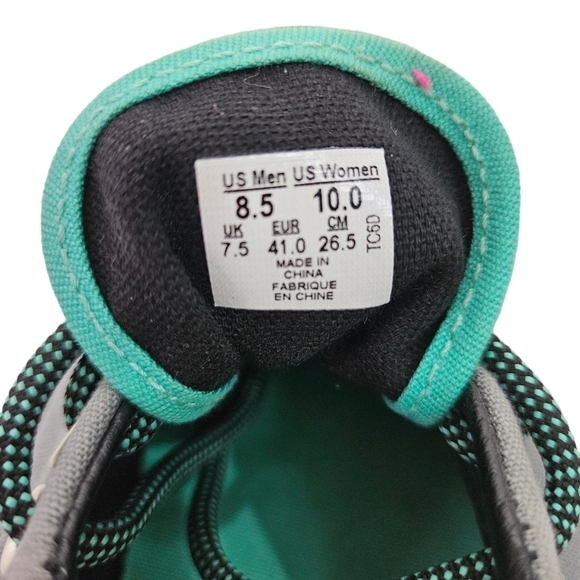 Vans Era Heel Pop Monument Gray &‎ Aqua Sneakers Size 8.5 Men's 10 Women's - Picture 9 of 11